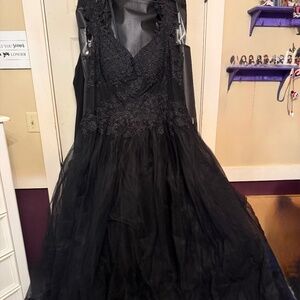 Black wedding dress